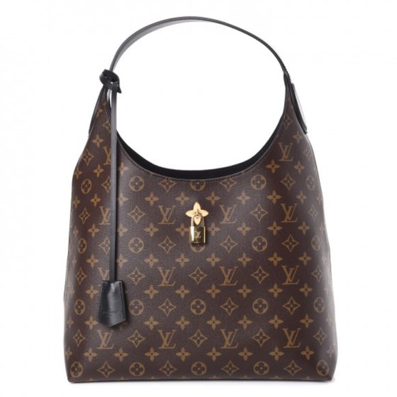 Louis Vuitton Handbags - Louis Vuitton Flower Monogram Canvas Hobo Bag